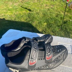 SIDI Raiden Men’s Black Red Cycling Bike Riding Shoes Size EU 41.5/8.5US
